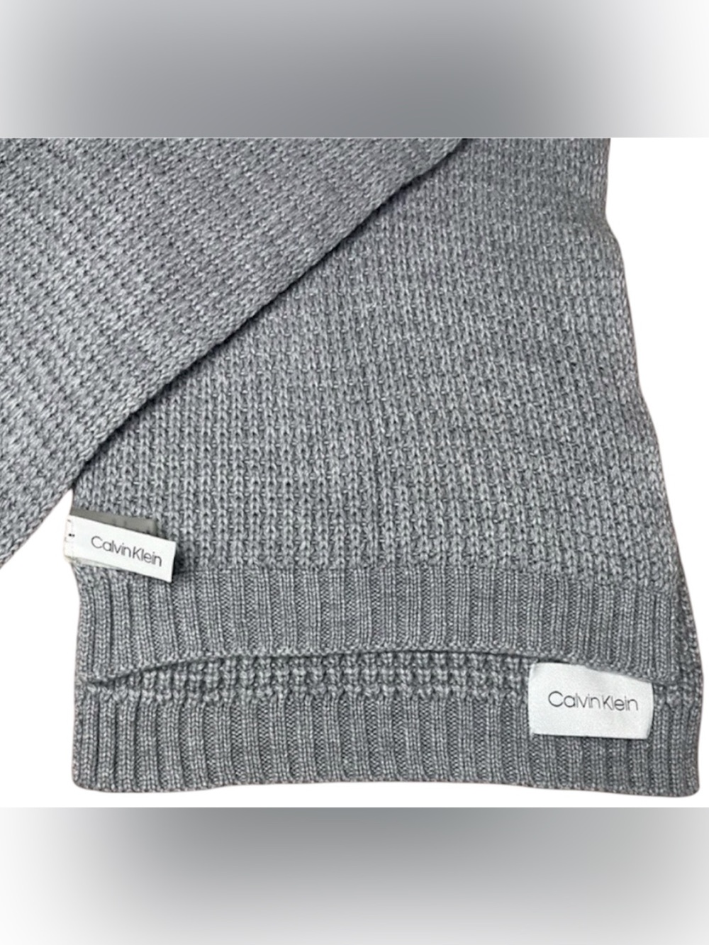 Calvin Klein Knit Scarf - Picture 8 of 9